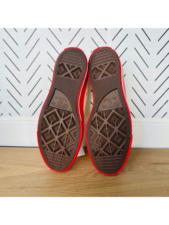 ❤️CONVERSE Hearts Valentines Day Chuck Comme des Garcons Sz 4 Mens Shoes A01796C main image 4